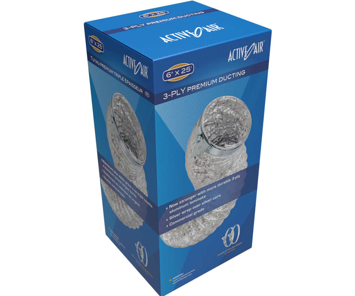 Non-Insulated Ducting 6" x 25'