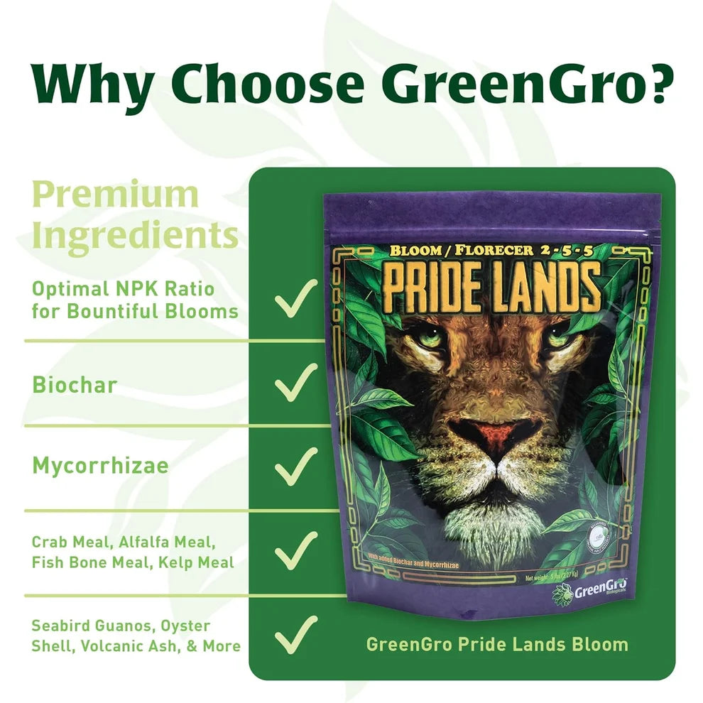 GreenGro Pride Lands Bloom - 5 lb