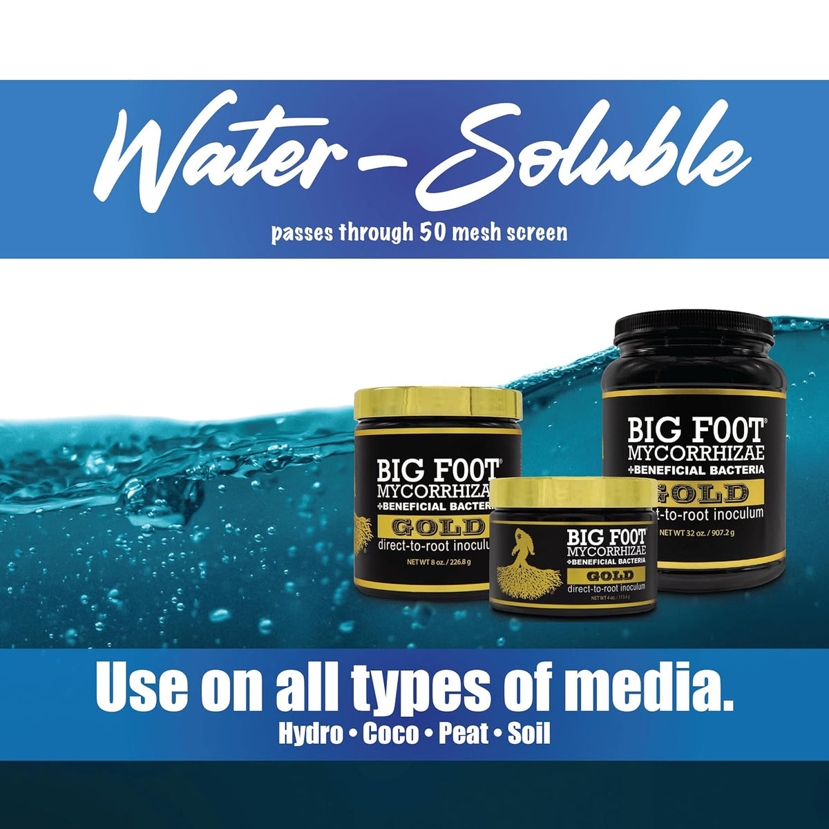 Big Foot Mycorrhizae Gold - 4 oz