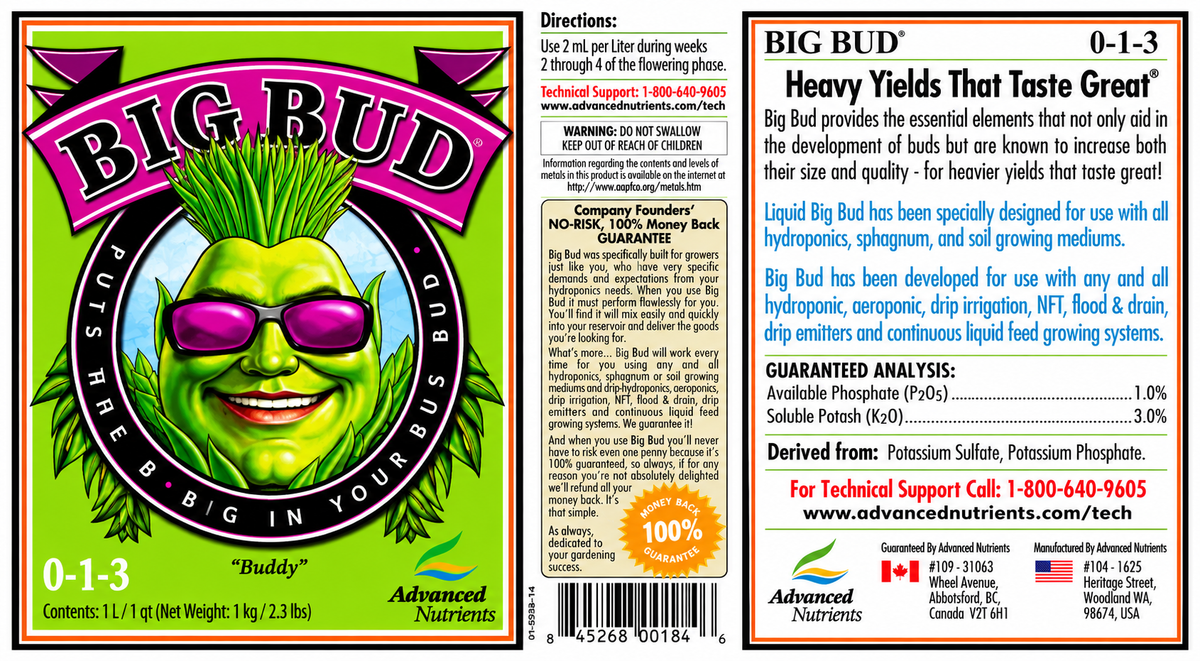 Advanced Nutrients Big Bud - 10 L