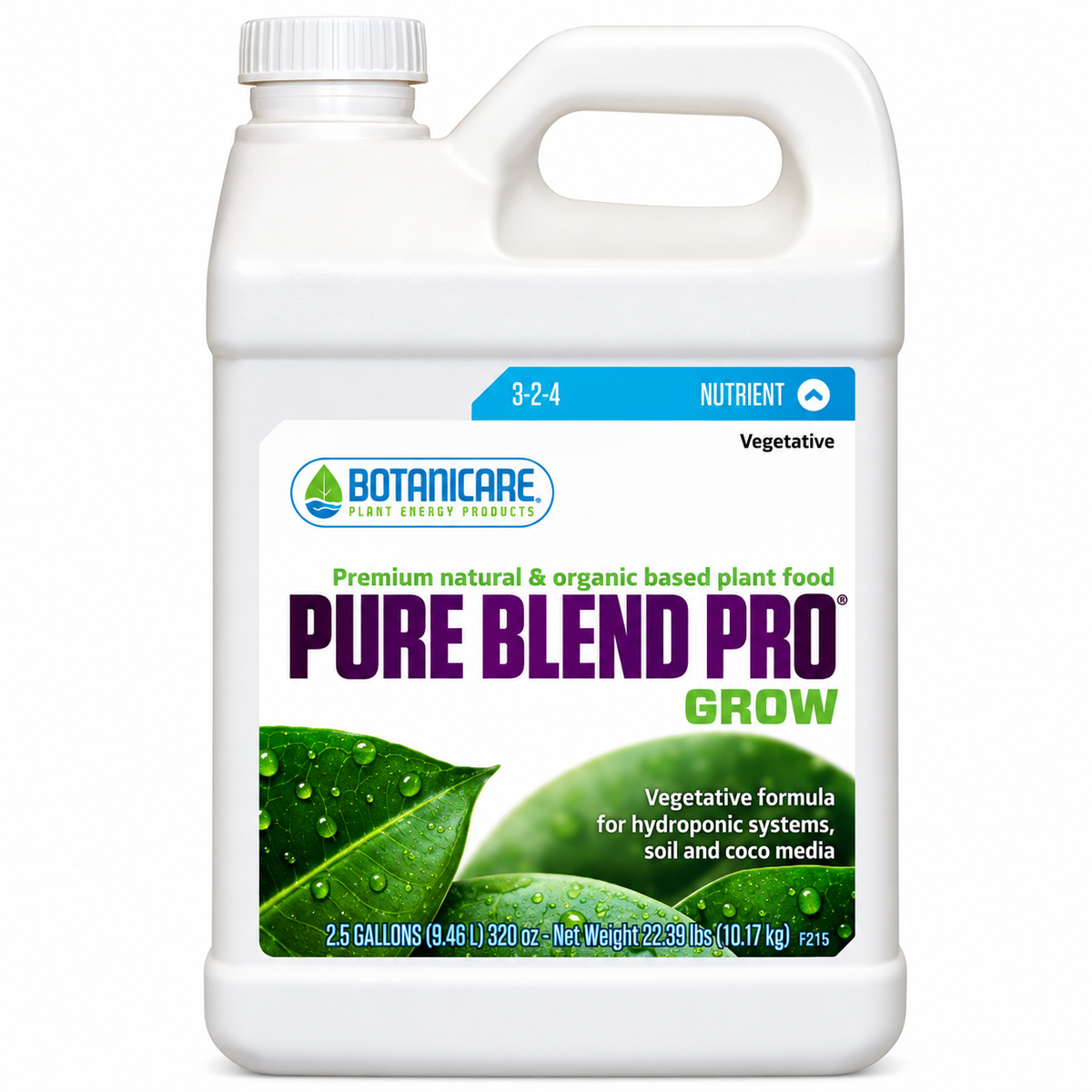 Botanicare Pure Blend Pro Grow - 2.5 Gal