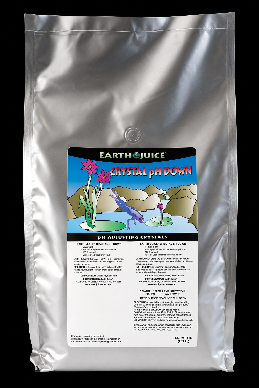 Earth Juice Crystal PH Down 7.8#