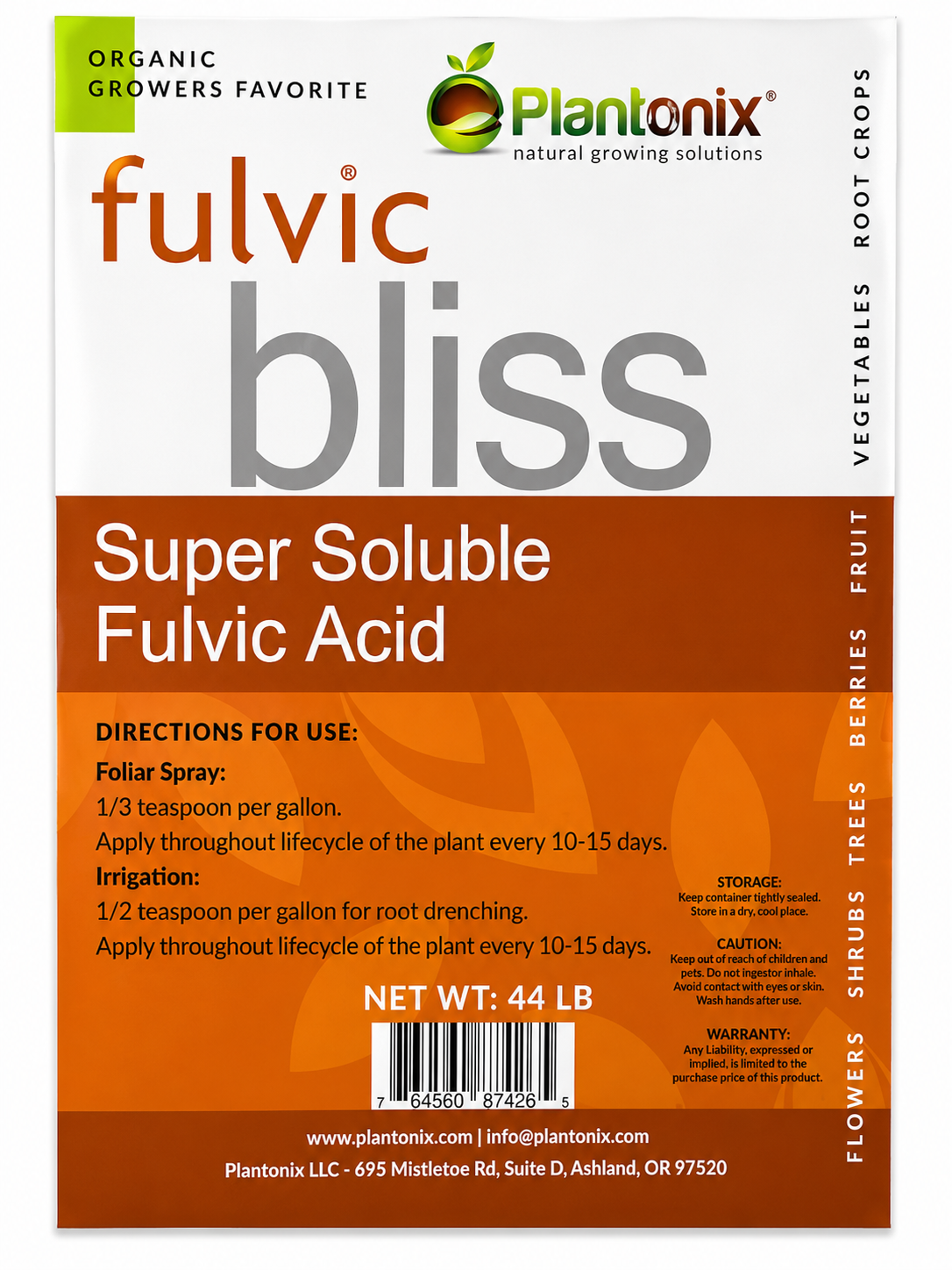 Fulvic Bliss Premuim Fulvic Acid 44#