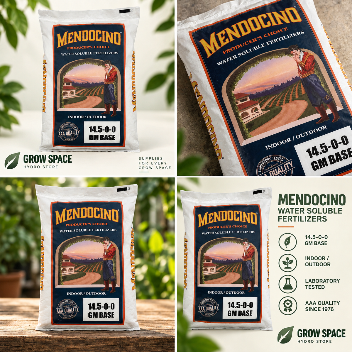 Grow More Mendocino Producer's Choice Base (14.5-0-0) - 25 lb
