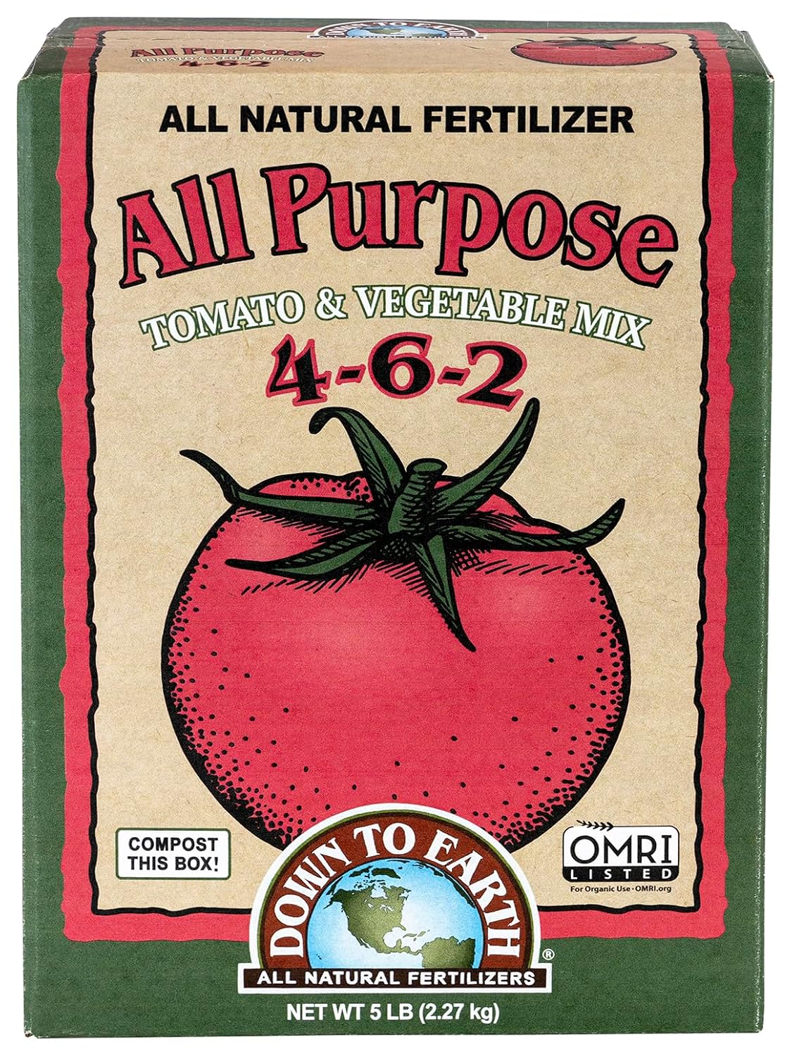 Down To Earth All Purpose Mix (4-6-2) - 5 lb