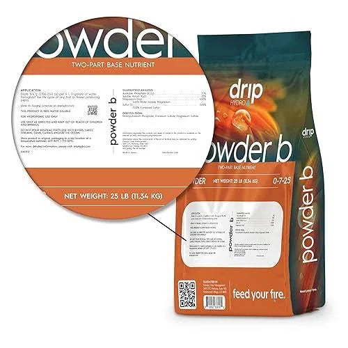 Drip Hydro Powder B - 25 lb