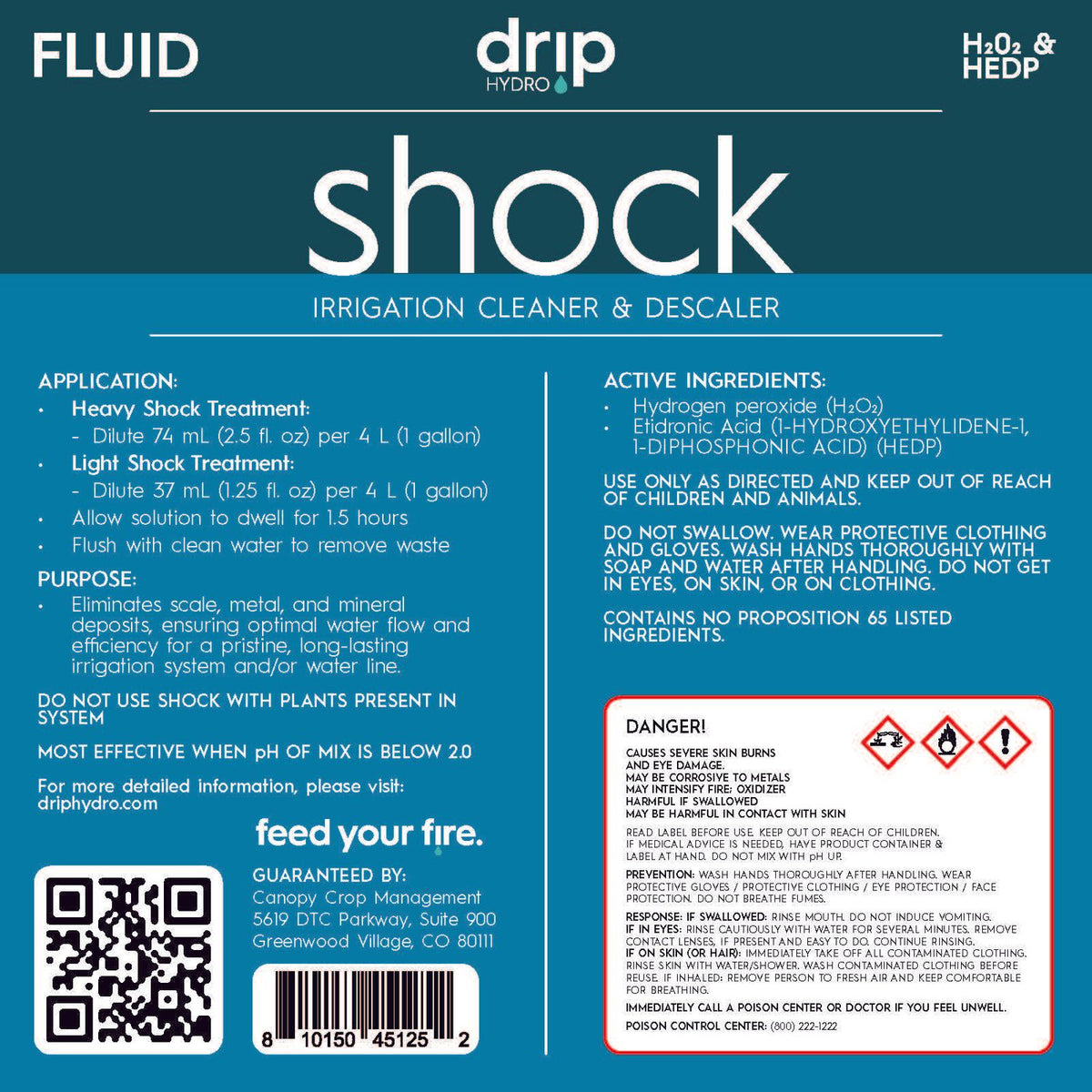 Drip Hydro Shock - 1 Gal