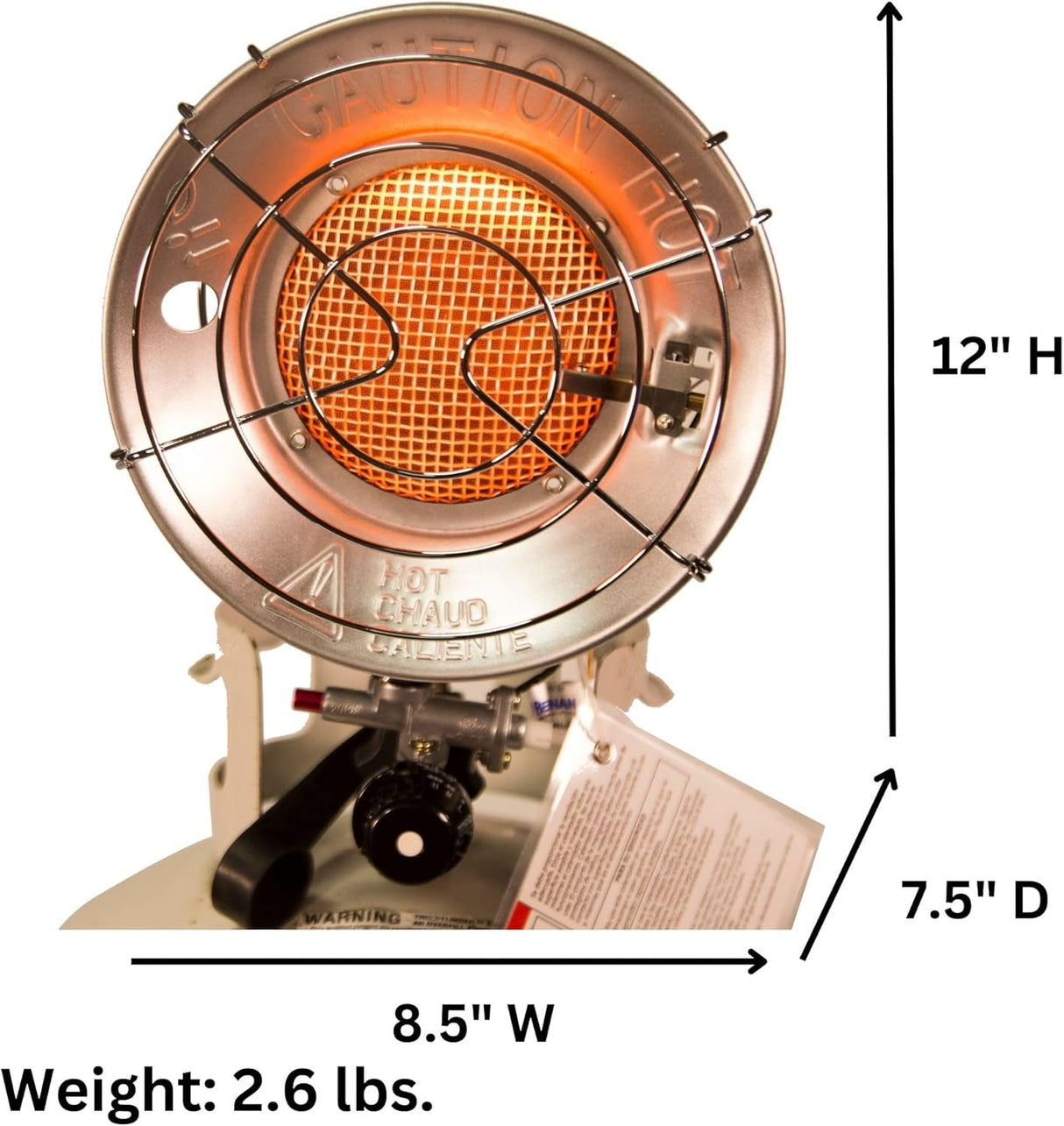 Propane Tank Top Single Heater 1-Burner 10K-15K BTU
