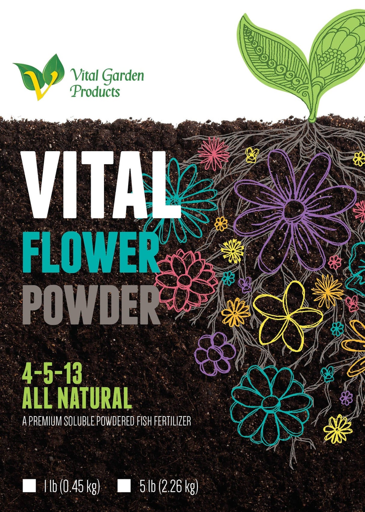 Vital Flower Powder (4-5-13) 1 Pound