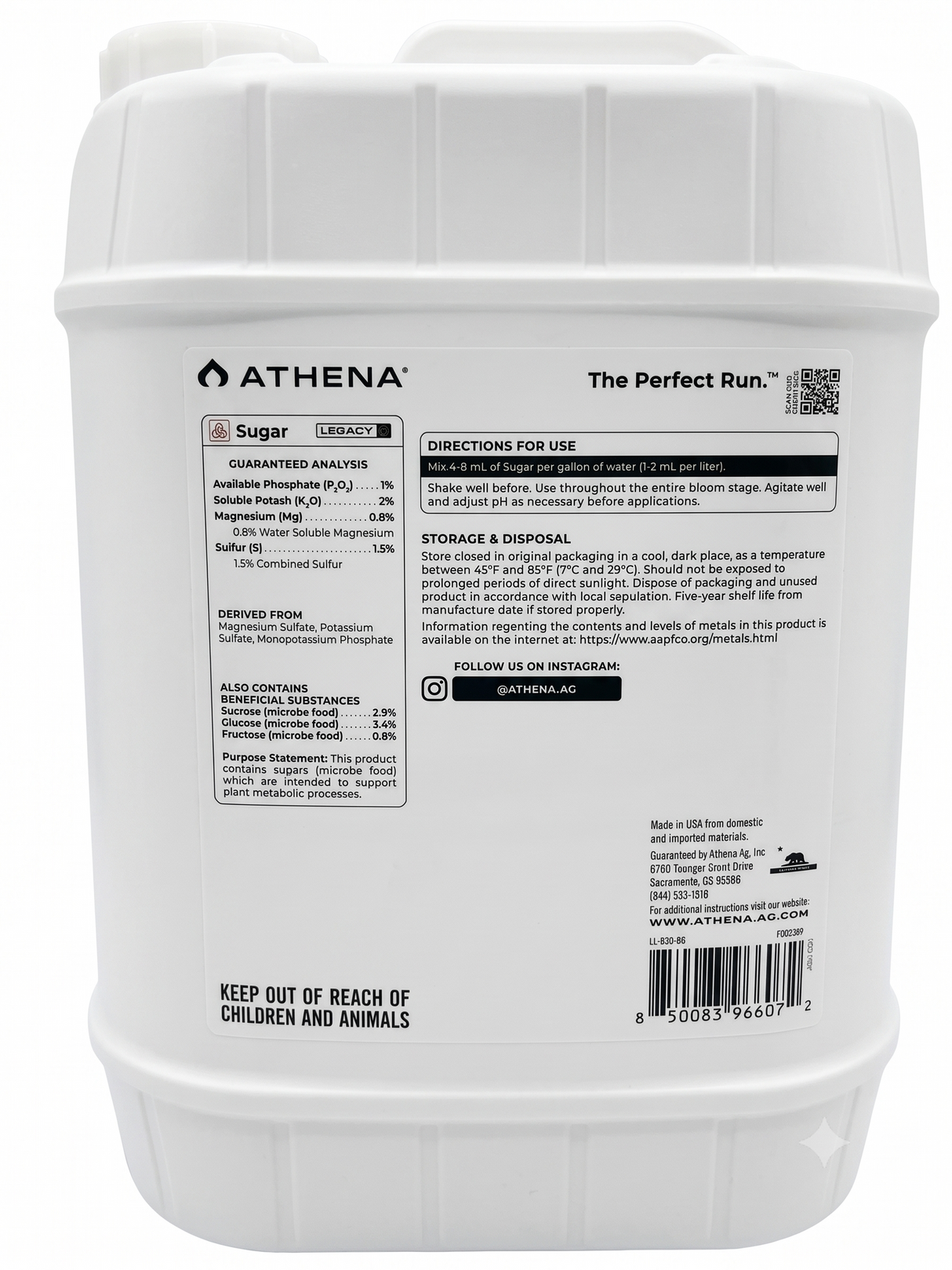 Athena Sugar 5 Gallon