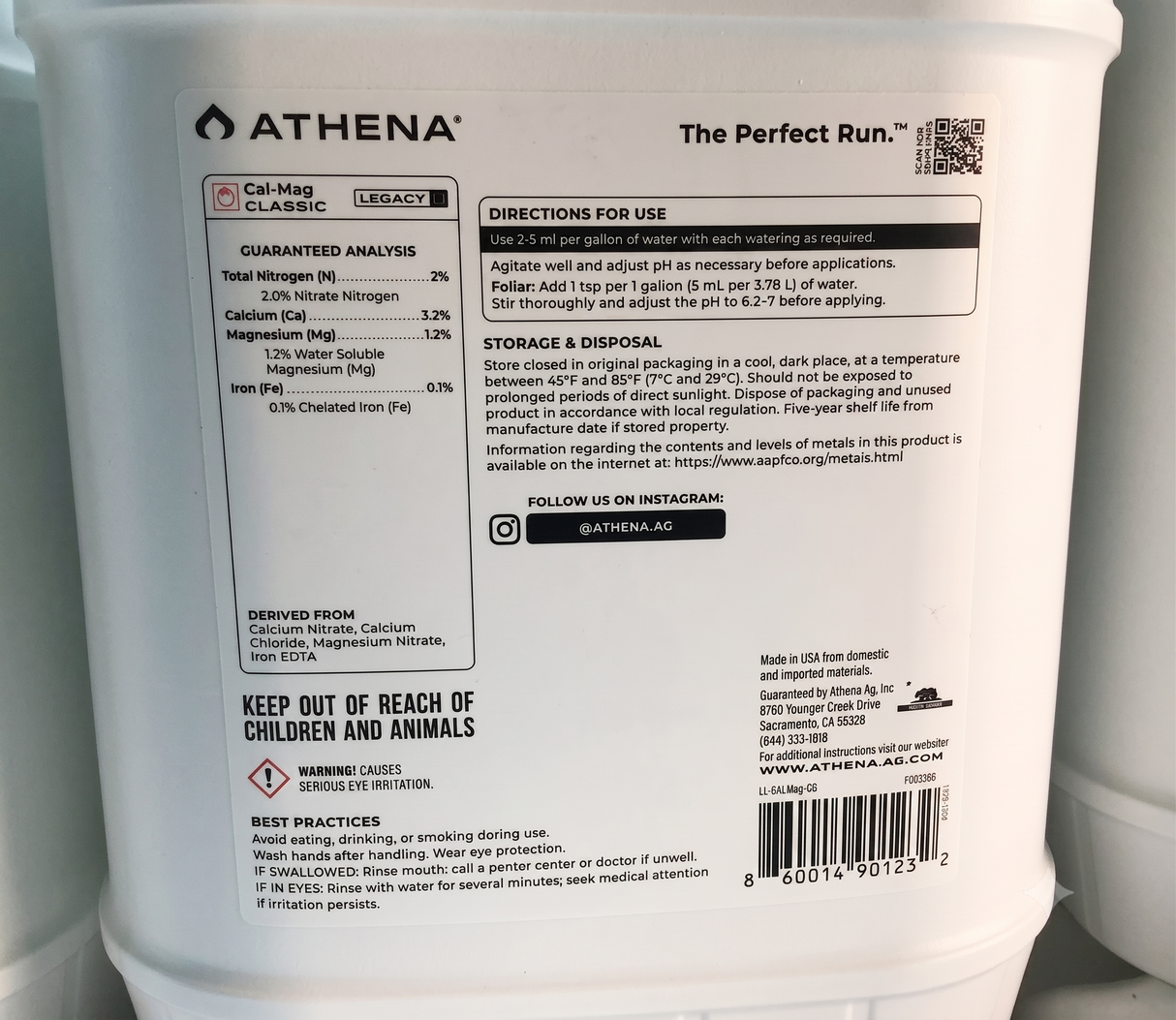 Athena Cal-Mag Classic 5 Gallon
