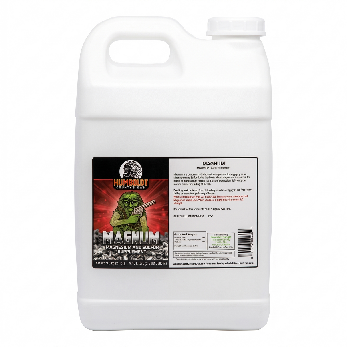 Humboldt County's Own Magnum 2.5 Gallon