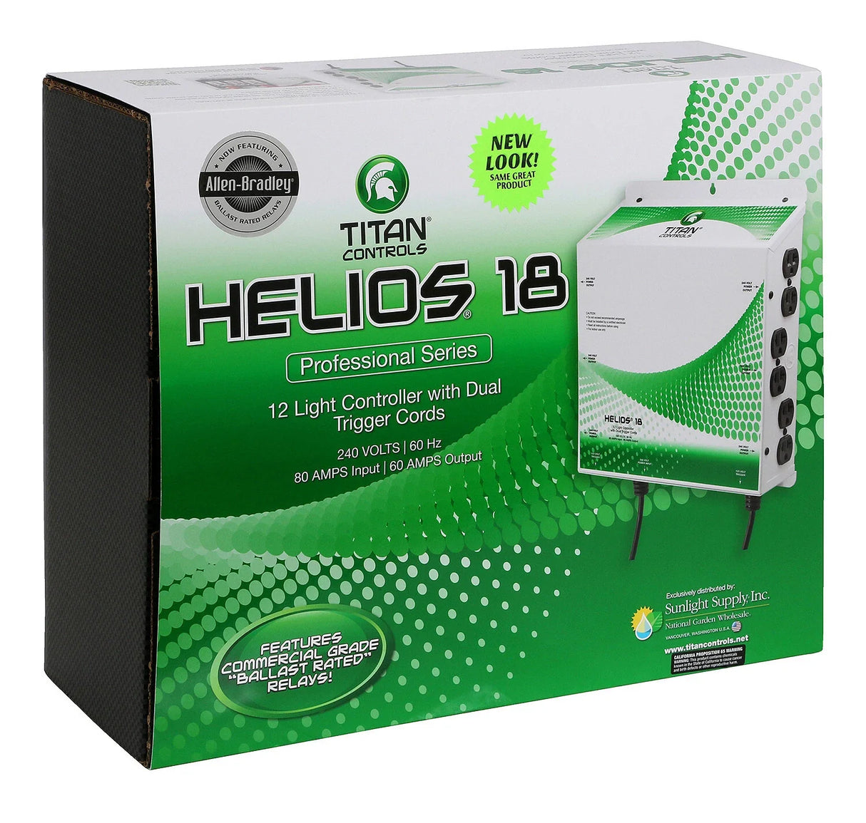 Titan Controls Helios 18-12 Light 240 Volt Controller w/Dual Trigger Cords
