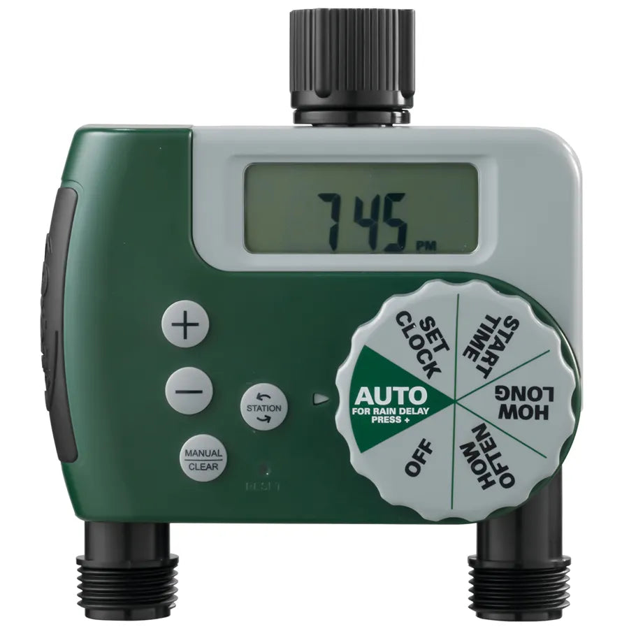 Orbit 2 Outlet Digital Water Timer