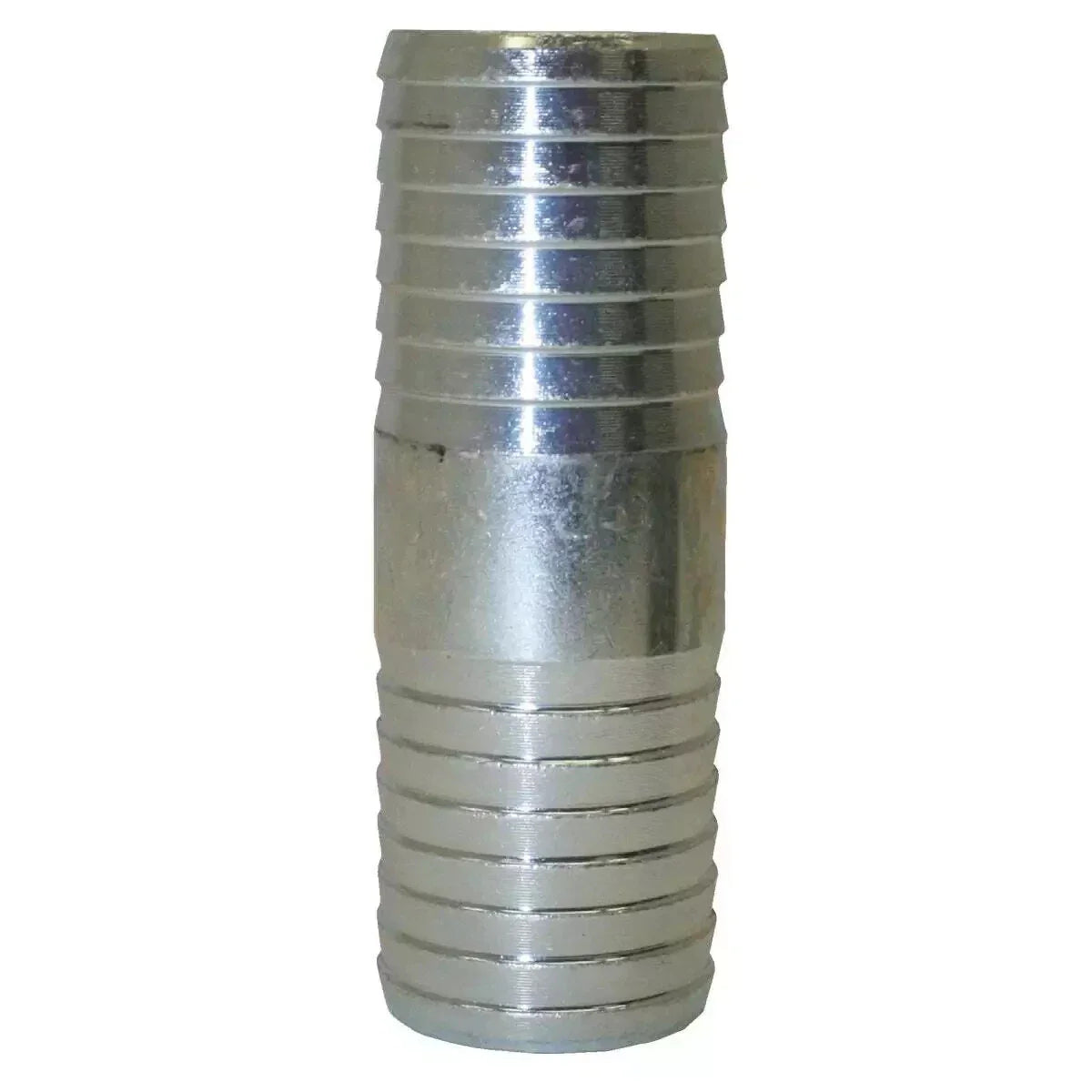 1" Galvanized Barbed Insert Coupler