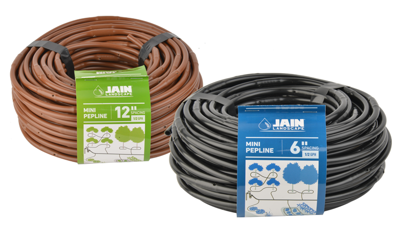 Jain Mini-Pepline 100' 1/4" Dripline 6" Spacing Black