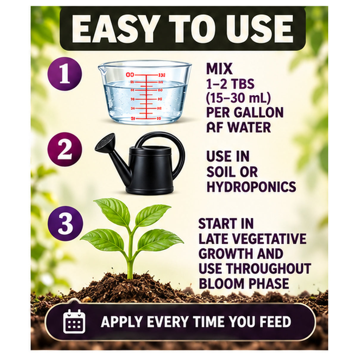 Bone Juice Liquid Bone Meal 0-7-0 | Phosphorus & Calcium Fertilizer - Qt