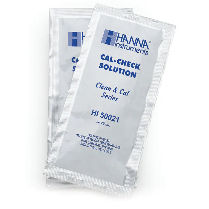 Hanna Calibration Check Solution for HI9813-6 (20mL Sachet)