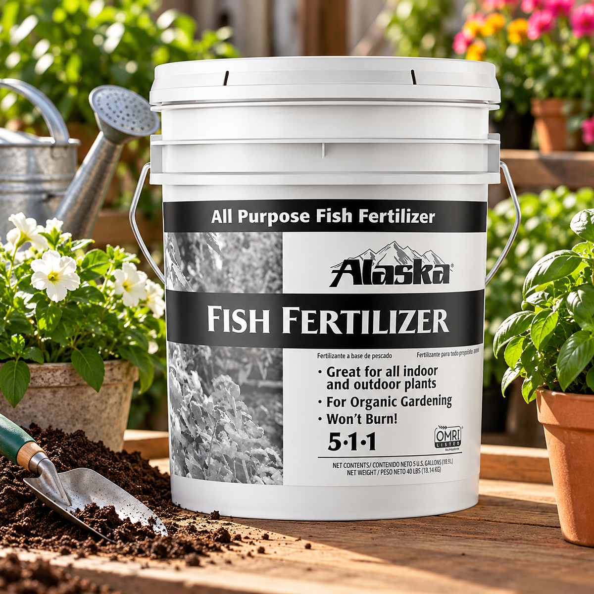 Alaska Fish Emulsion (5-1-1) - 5 Gal