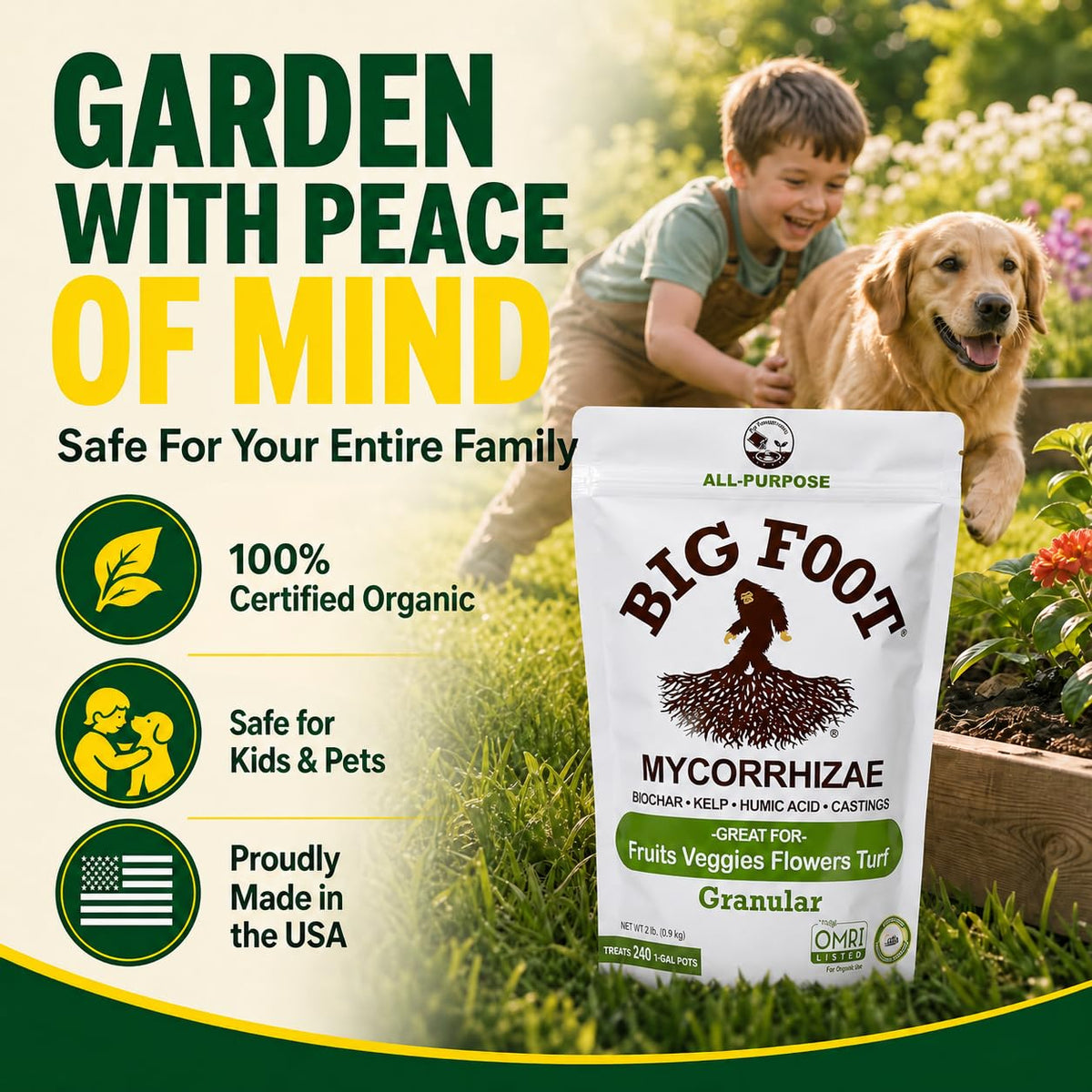 Big Foot Mycorrhizae Granular - 10 lb