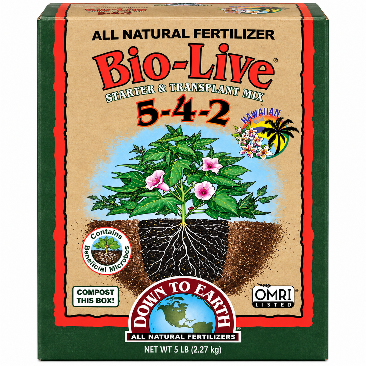 Down To Earth Bio-Live - 5 lb