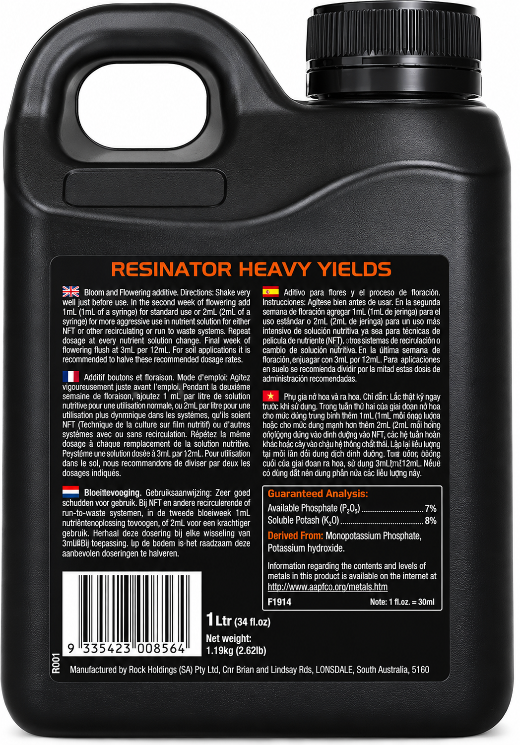 Rock Resinator Heavy Yields - 1 L