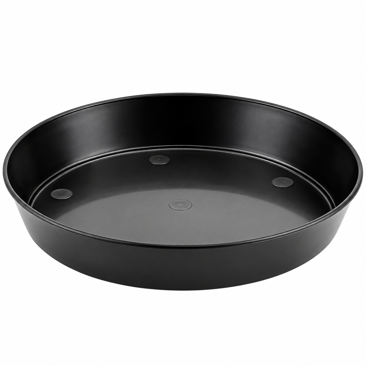 Gro Pro Heavy Duty Black Saucer - 8"