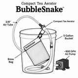 BubbleSnake Compost Tea Aerator by TeaLAB - Large