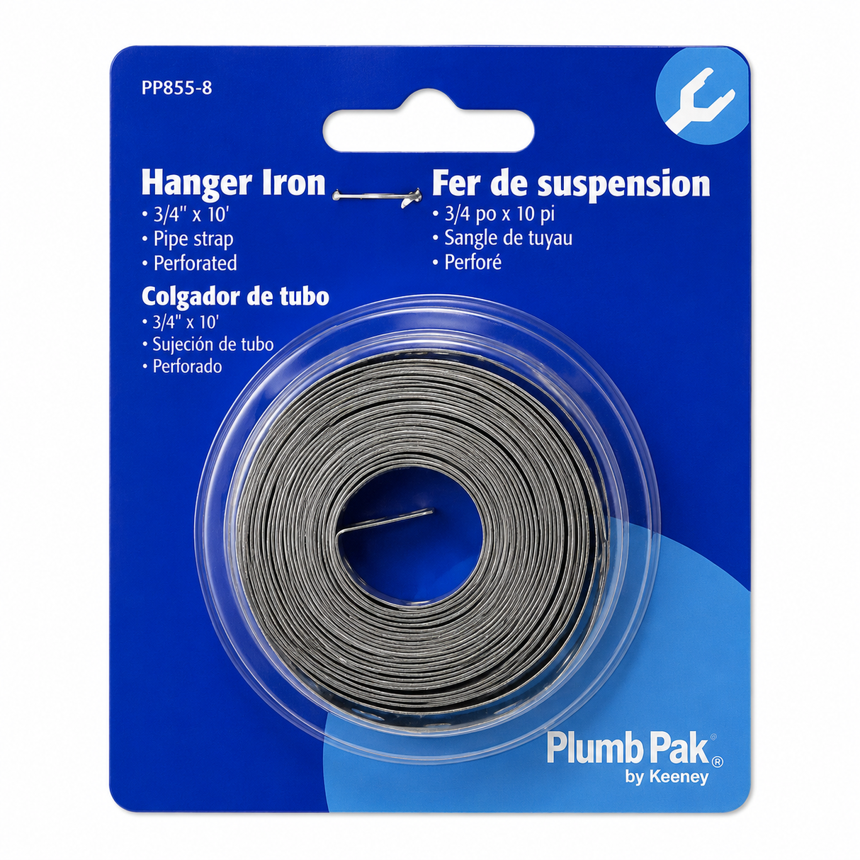 Plumb Pak Hanger Iron Pipe Strap (3/4"x10')