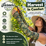 Farmer's Defense Protection Sleeves - Green Camo S/M