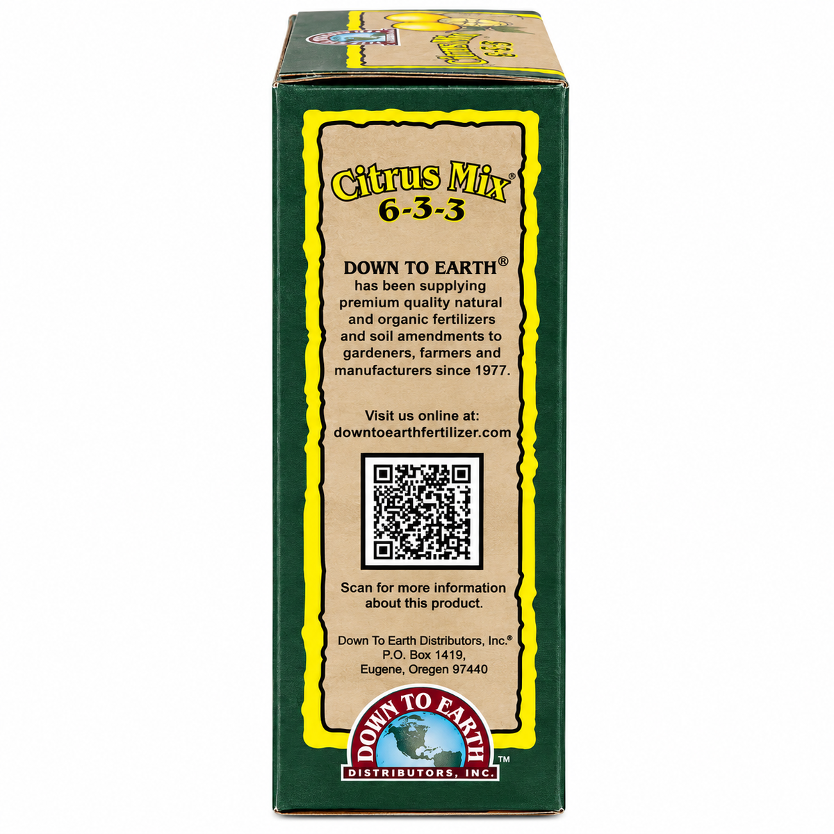 Down To Earth Citrus Mix (6-3-3) - 5 lb