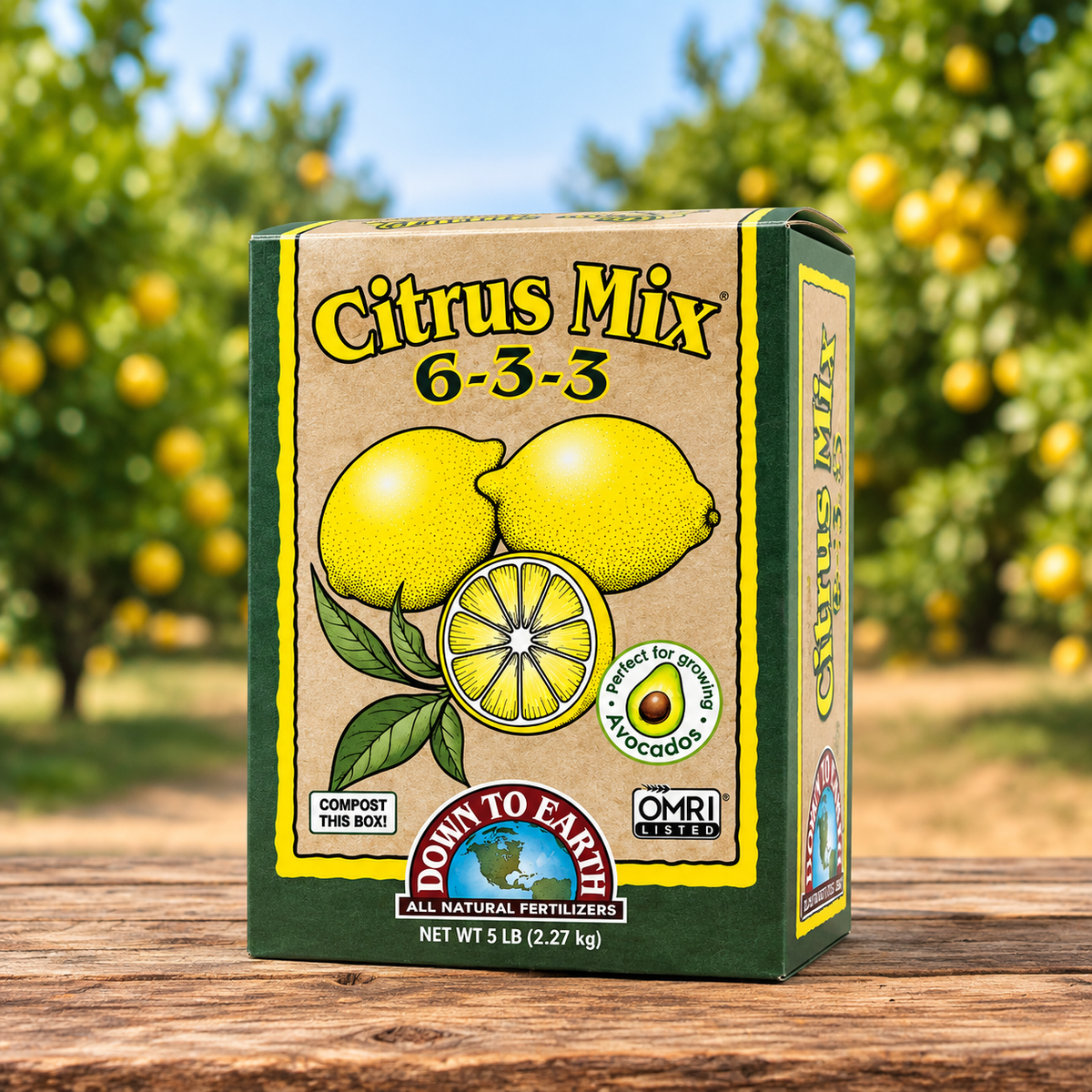 Down To Earth Citrus Mix (6-3-3) - 5 lb