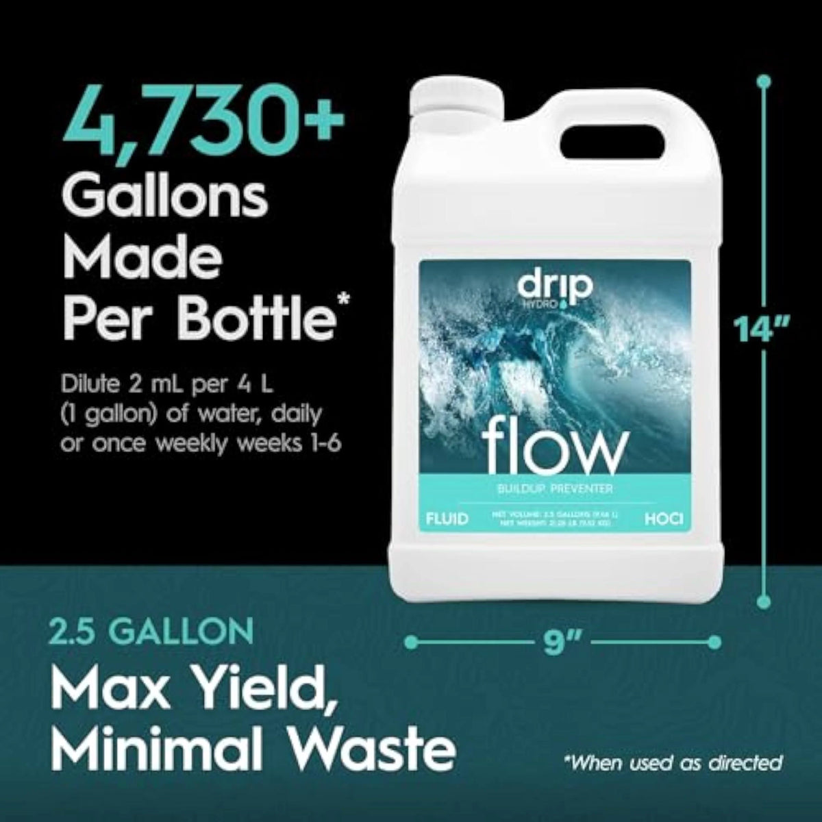 Drip Hydro Flow - 2.5 Gal