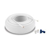 Trolmaster 500ft RJ12 White Cable Roll (ECS-500)