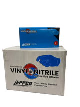 XL Eppco 5ml Blue Vinyl & Nitrile Glove (100/Box)