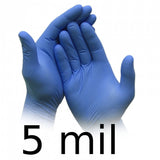 XL Eppco 5ml Blue Vinyl & Nitrile Glove (100/Box)