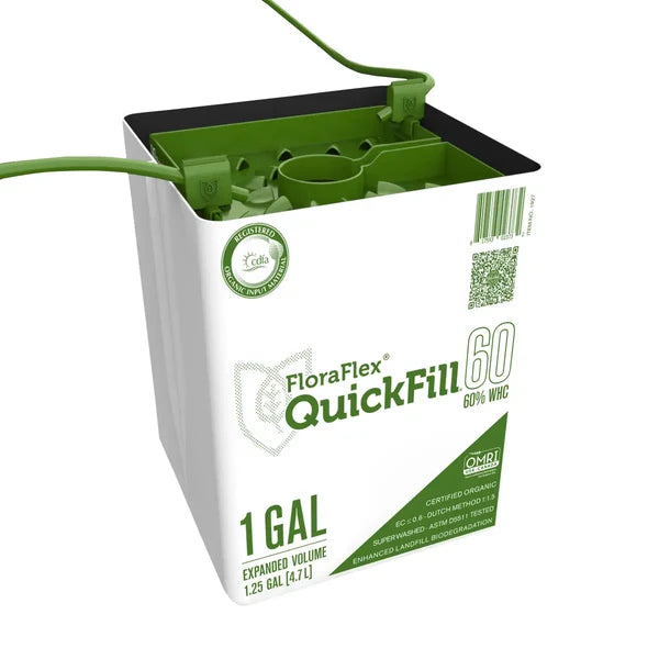 FloraFlex Quickfill 1 Gallon PE Bag - 60% WHC (Case of 20)
