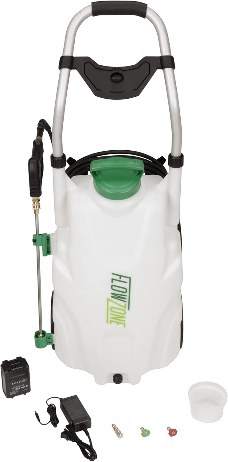 FlowZone Monsoon 2.5V 9 Gallon (Variable Speed) Rolling Sprayer