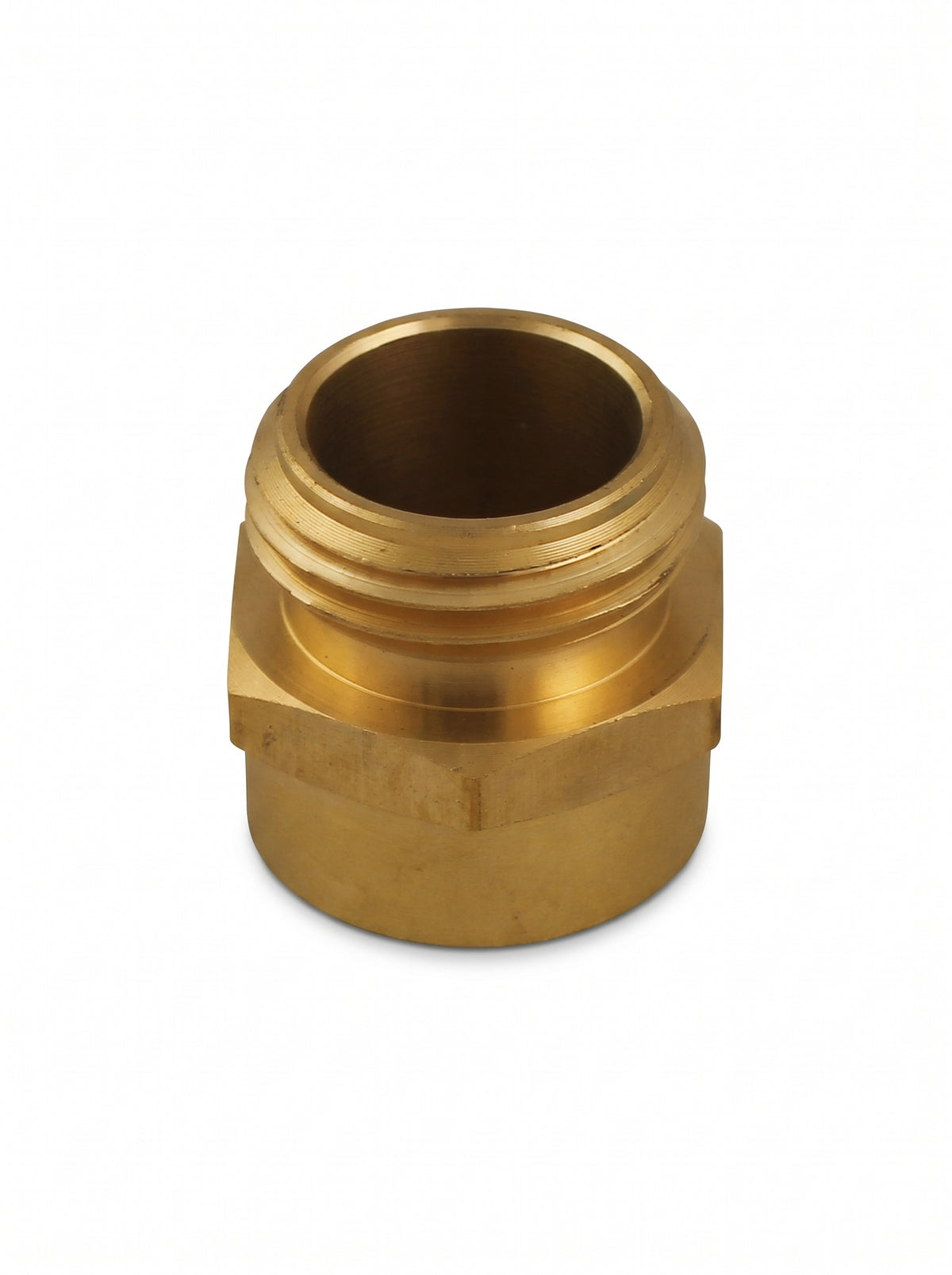 Plumb Pak 3/4" MHT to 3/4" FPT Brass Hose Adapter