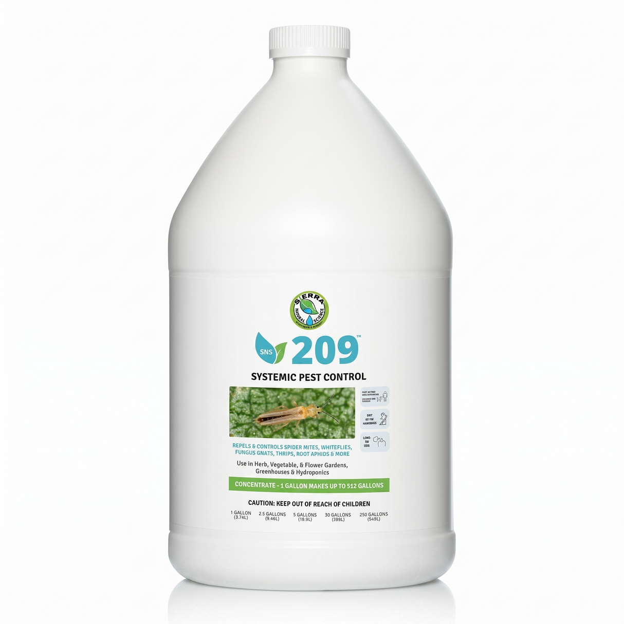 Sierra Natural Science 209 Systemic Concentrate 1 Gallon