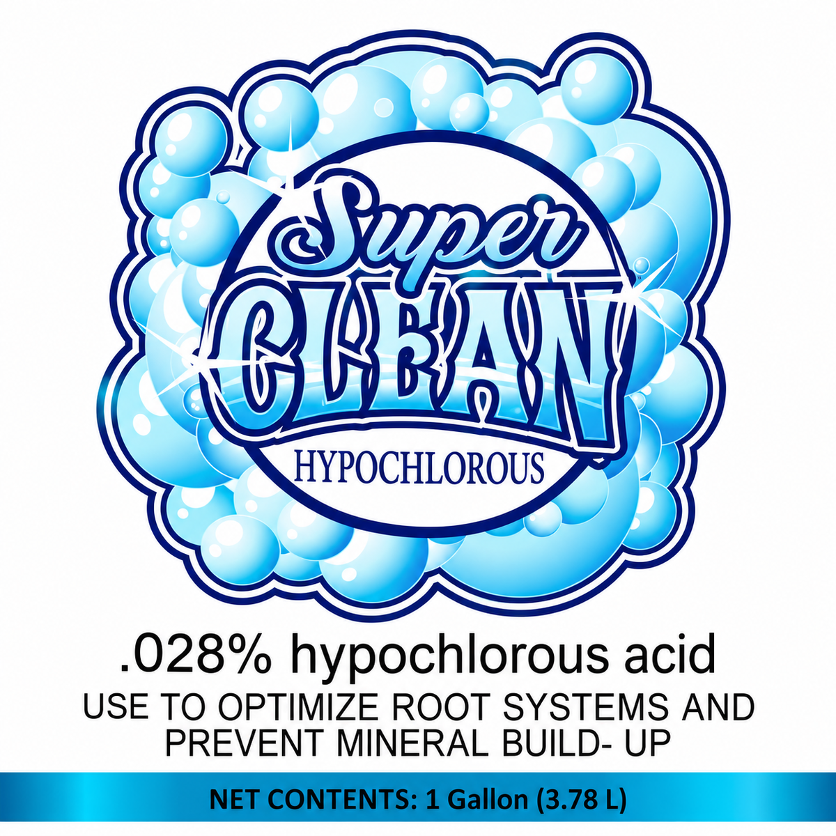 Super Clean Hypochlorous Acid Irrigation System Descaler – 5 Gallon
