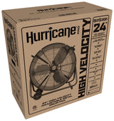 Hurricane Pro Heavy Duty Adjustable Tilt Drum Fan 24"