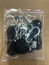 Rope Ratcheting Light Hangers 1/8in (2pcs per pack, Commercial Packaging)