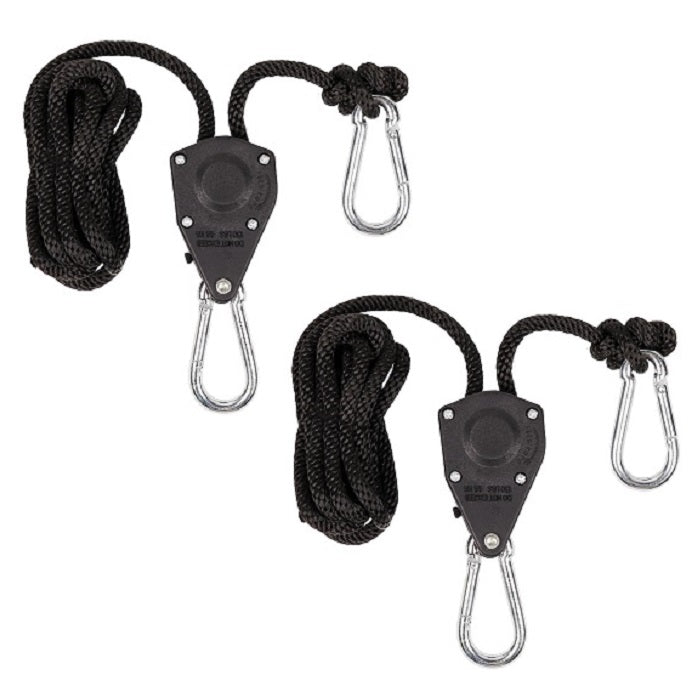 Rope Ratcheting Light Hangers 1/8in (2pcs per pack, Commercial Packaging)