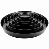 Gro Pro Heavy Duty Black Saucer - 6"