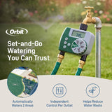 Orbit 2 Outlet Digital Water Timer