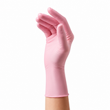 Medline PINK5083 Generation Pearl Exam Glove with Aloe, Nitrile, Latex Free, X-Small, Pink (Pack of 100)