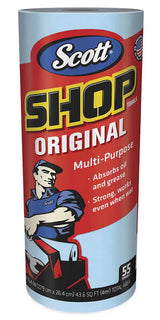 Scott Blue Shop Towels Roll