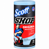 Scott Blue Shop Towels Roll