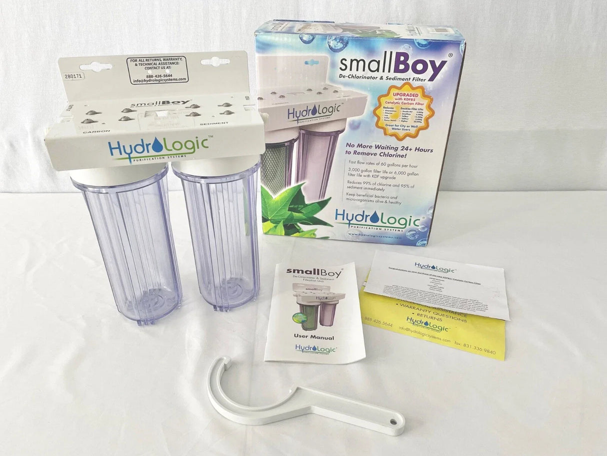 HydroLogic® SmallBoy® Dechlorinator & Sediment Water Filtration System - 1 GPM - 5 Micron